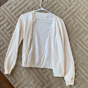 JCREW Girls or Ladies XS Cream Cardigan
